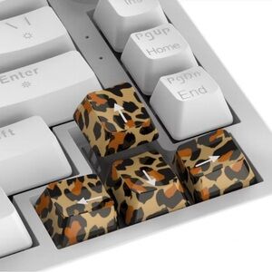 CHEETAH ACCENT KEY PACK MX Arrow Keys+Spacebar - NWT